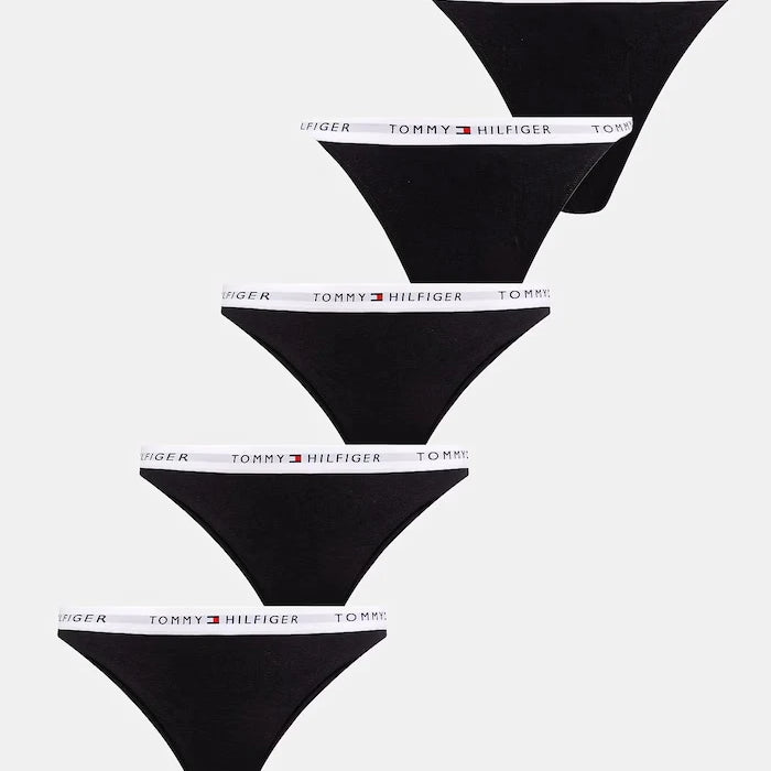 Tommy Hilfiger pamuklu elastan kadın bikini 5'li set