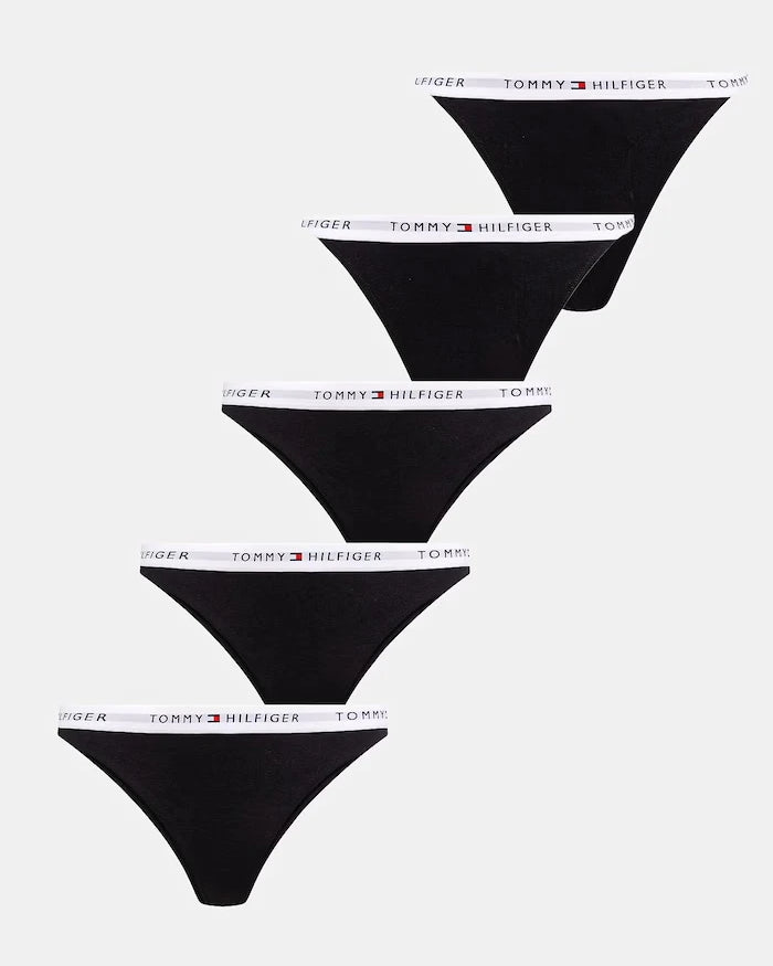 Tommy Hilfiger pamuklu elastan kadın bikini 5'li set