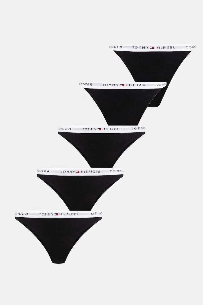 Tommy Hilfiger pamuklu elastan kadın bikini 5'li set
