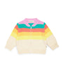 the bonnie mob Organic Cotton Striped Cardigan (0-24 Months)