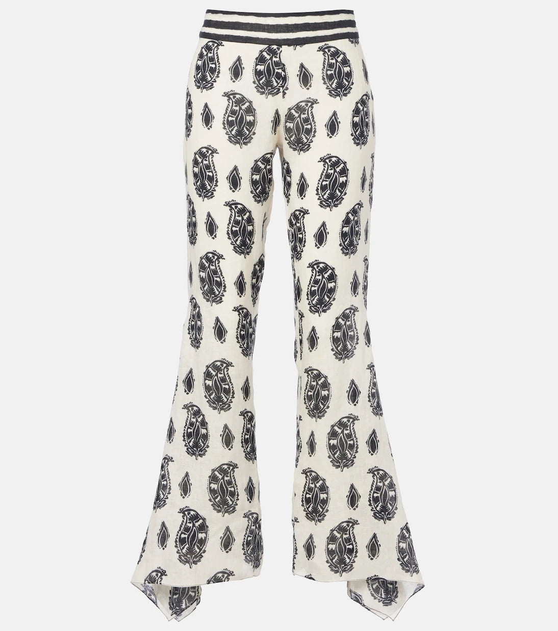 Johanna Ortiz - Printed linen wide-leg pants