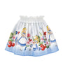 x Disney Cotton Alice in Wonderland Print Skirt (2-12 Years)