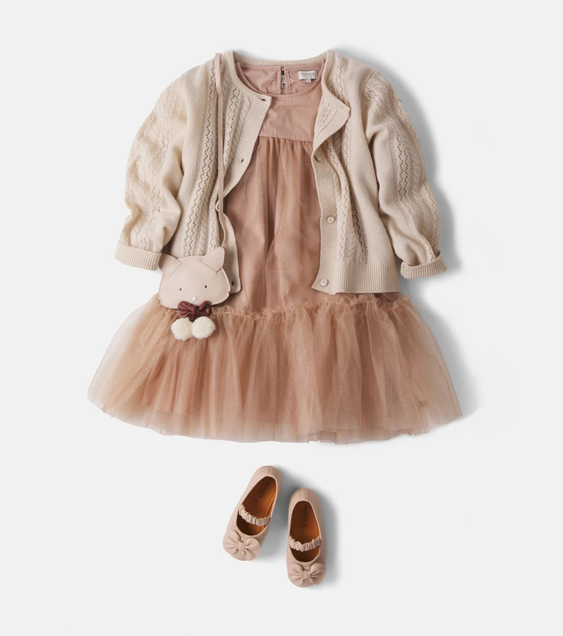 Donsje - Negina tiered tulle dress
