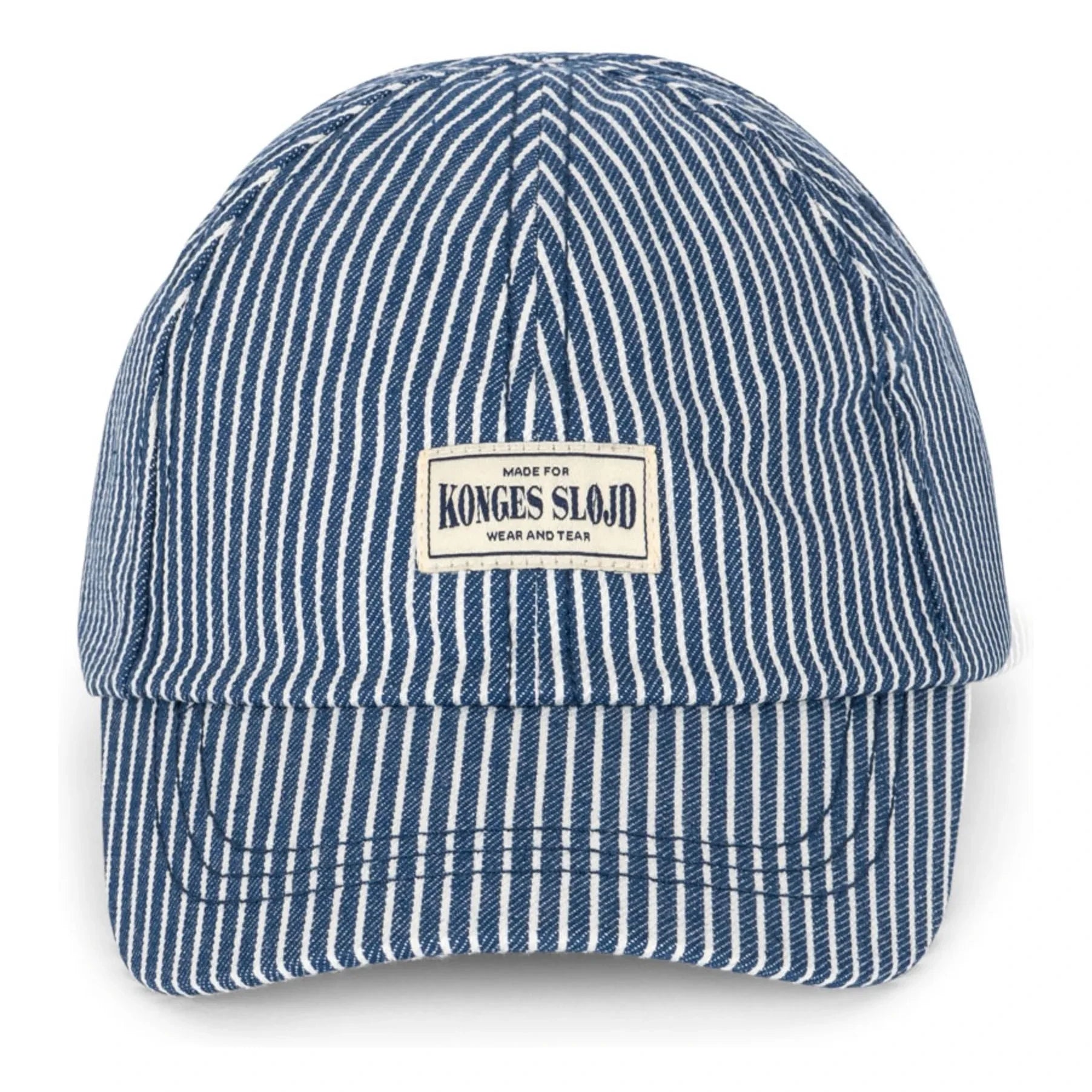 Konges Sløjd - Luc Striped Organic Cotton Cap | Blue