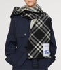 Burberry Wool Check Hooded Scarf