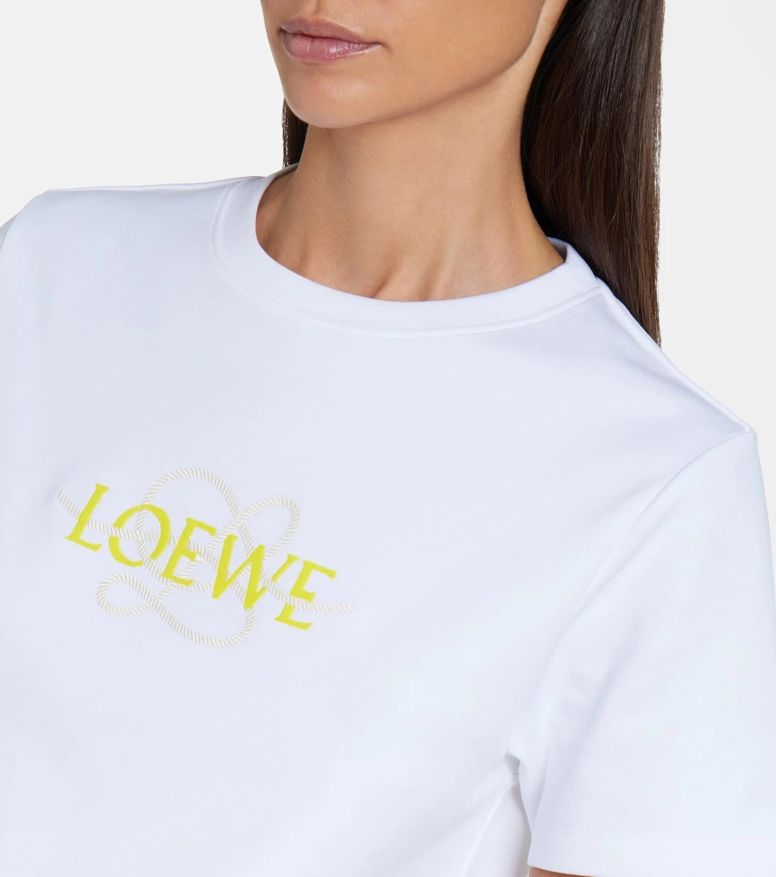 Loewe - Logo cotton-blend jersey T-shirt