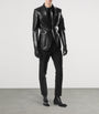 TOM FORD Black Lambskin Single-Breasted Blazer