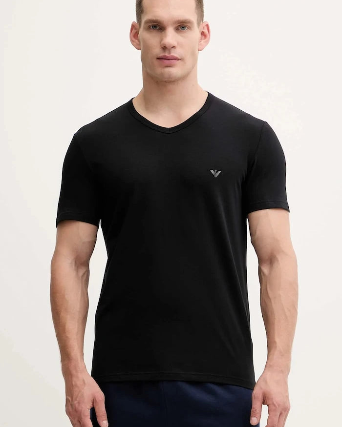 Emporio Armani Underwear basic erkek pamuk ve elastan tişört 2 adet