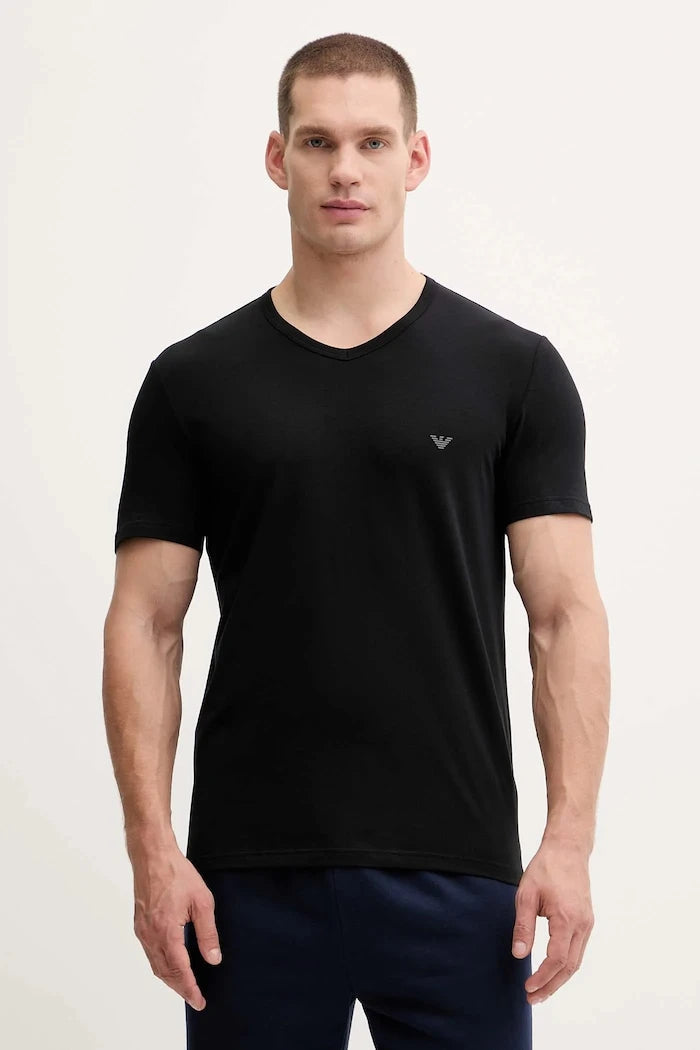 Emporio Armani Underwear basic erkek pamuk ve elastan tişört 2 adet