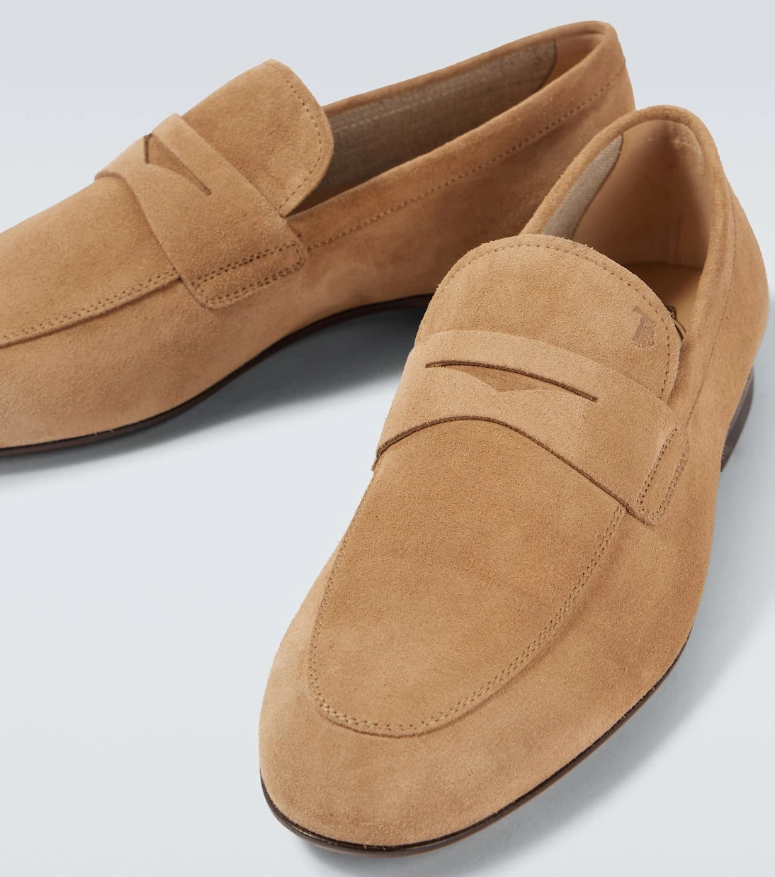 Tod's - Suede penny loafers