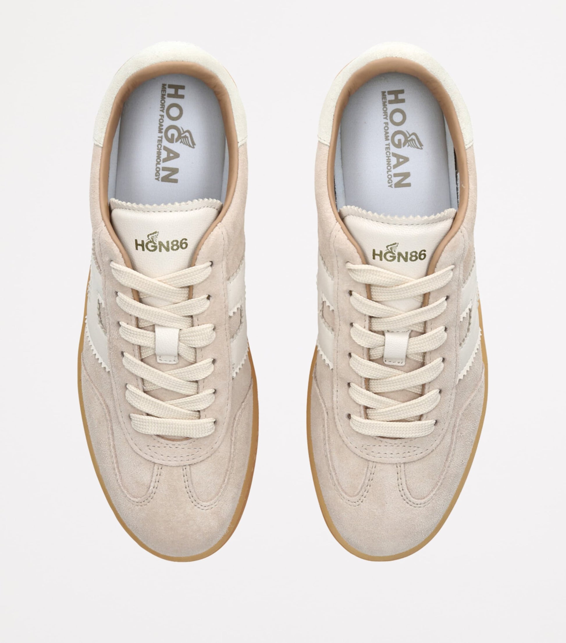 Beige Suede Cool Sneakers