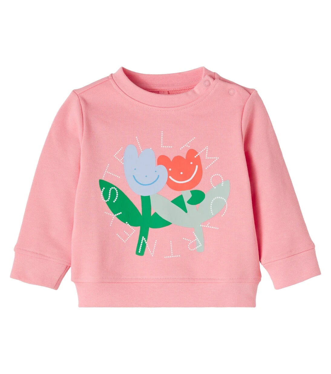 Stella McCartney Kids - سويت شيرت أطفال من جيرسيه القطن المطبوع