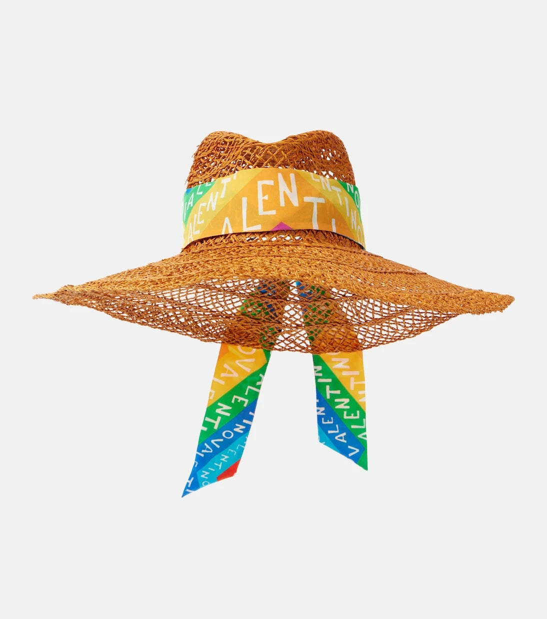 Valentino - Valentino Chevron 24 straw sun hat