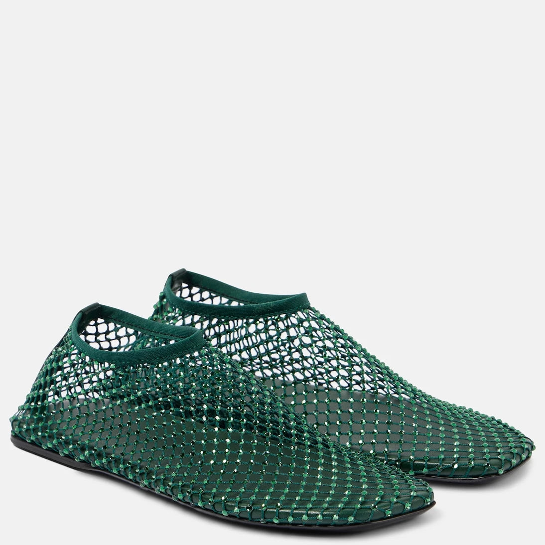 Christopher Esber - Minette crystal-embellished flats