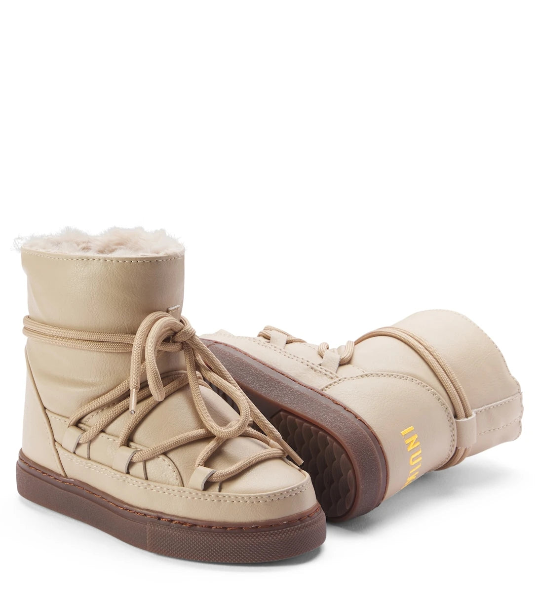 Inuikii Kids - Grape faux leather snow boots