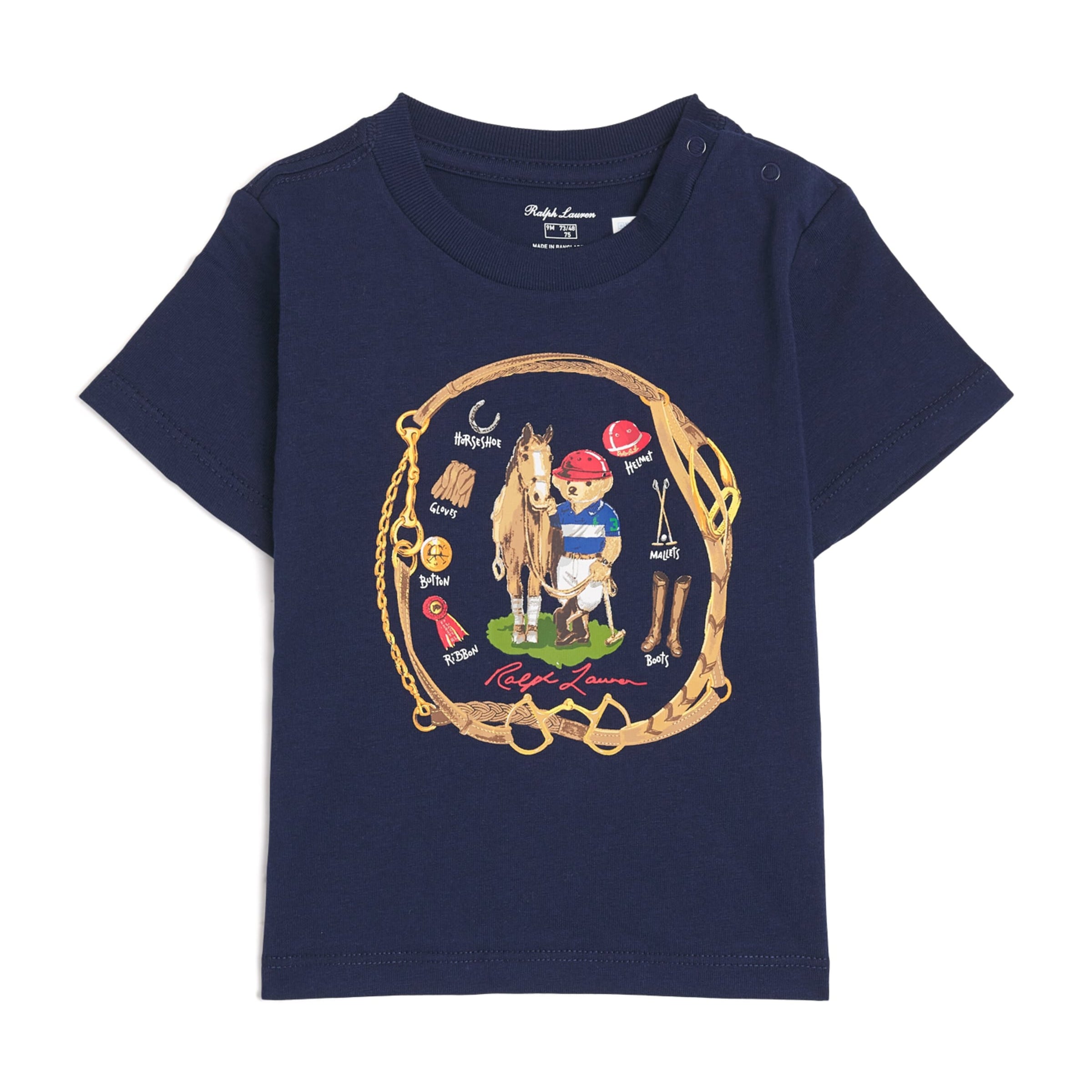 Ralph Lauren Kids Cotton Polo Bear T-Shirt (3-24 Months)