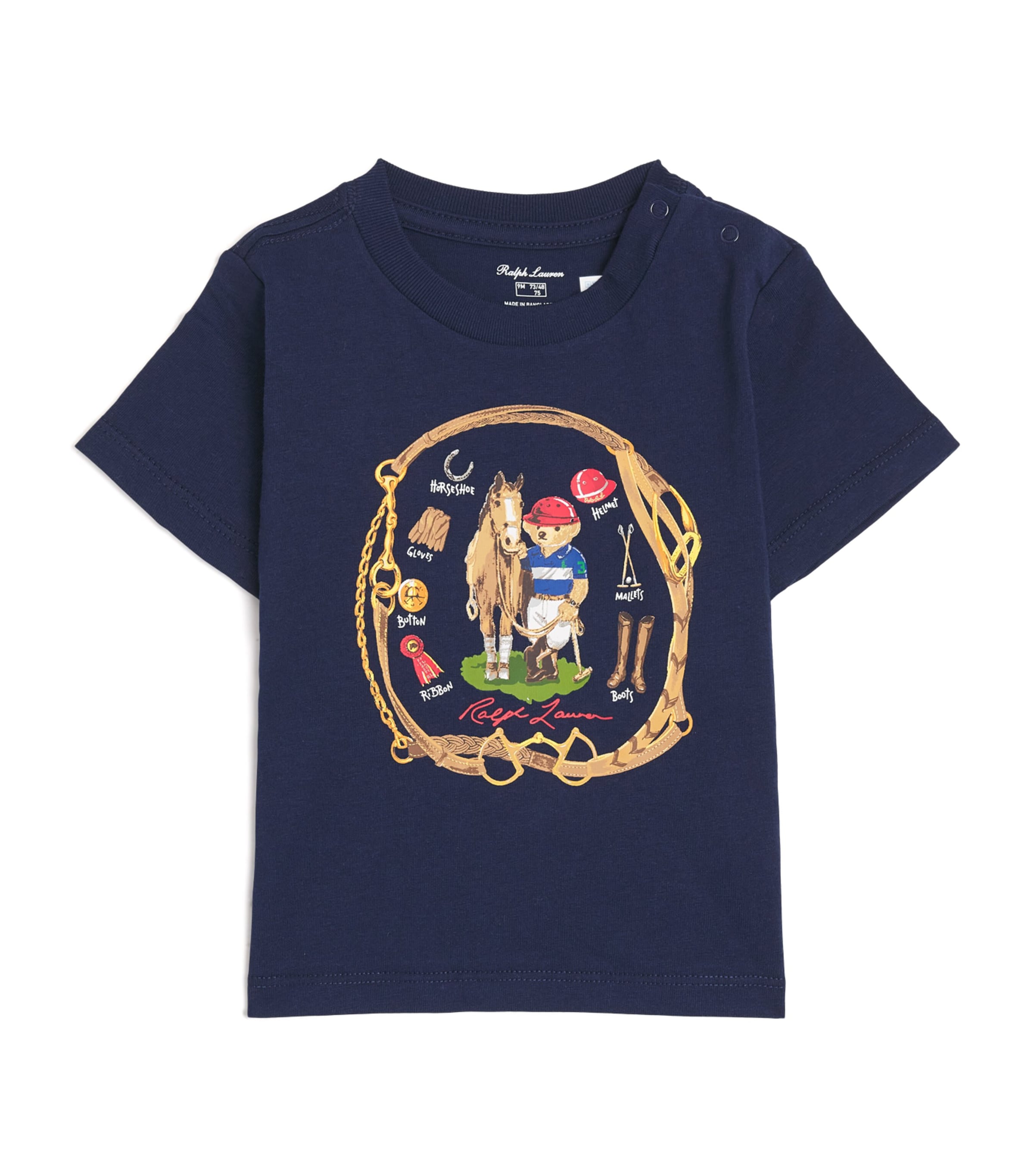 Ralph Lauren Kids Cotton Polo Bear T-Shirt (3-24 Months)