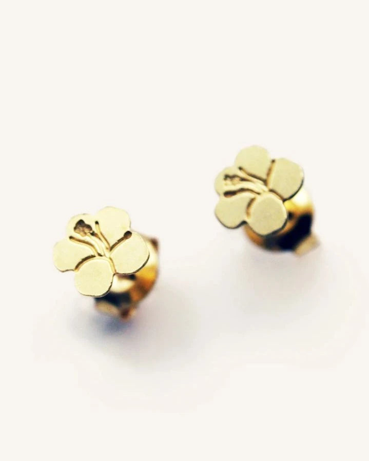 Adorabili - Ibiscus Earrings | Gold