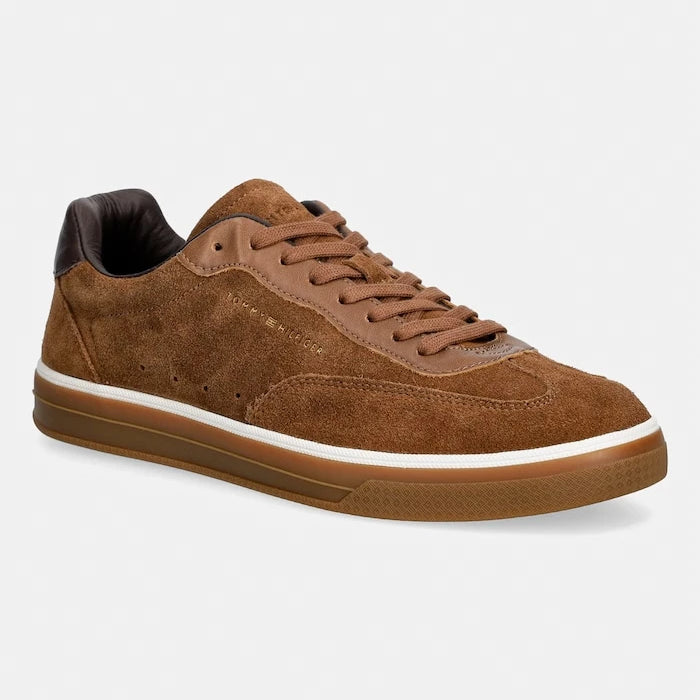 Tommy Hilfiger TH LO LUX SUEDE LEATHER MIX Erkek Süet Spor Ayakkabı