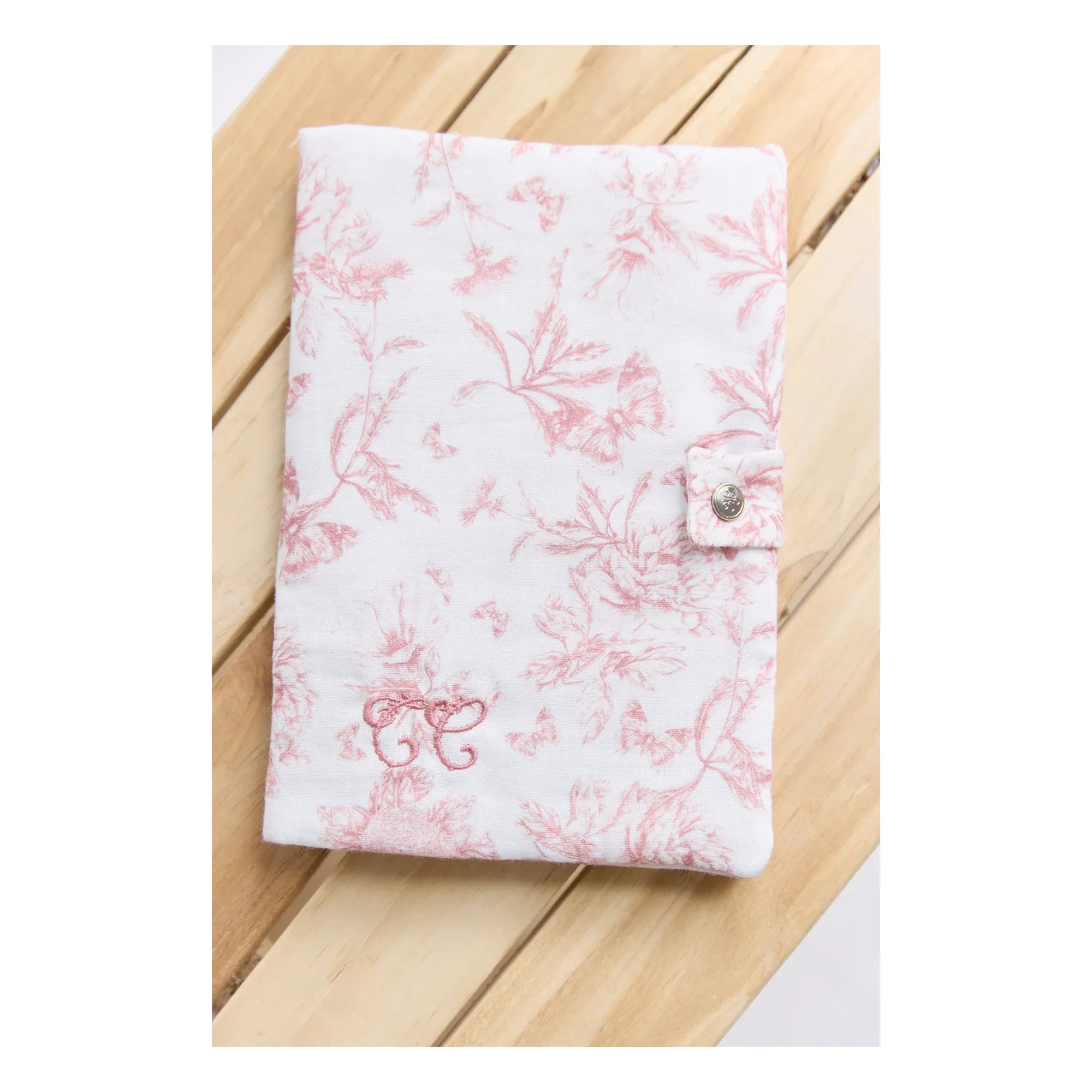 Tartine et Chocolat - Toile de Jouy health book cover | Peach