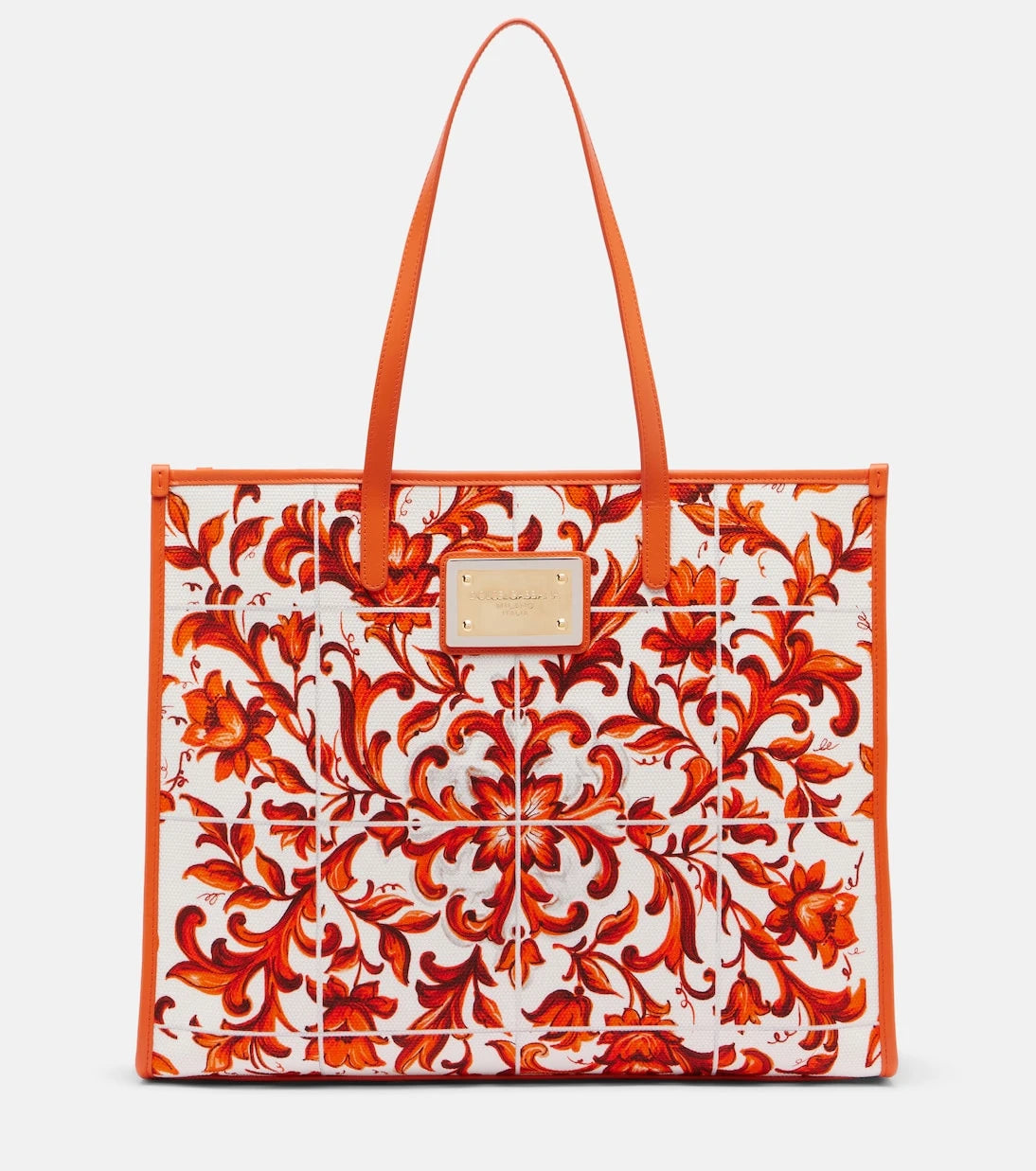 Dolce&Gabbana - Shopping Large printed canvas shopper