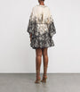 Zimmermann Silk Floral Rhiannon Mini Dress