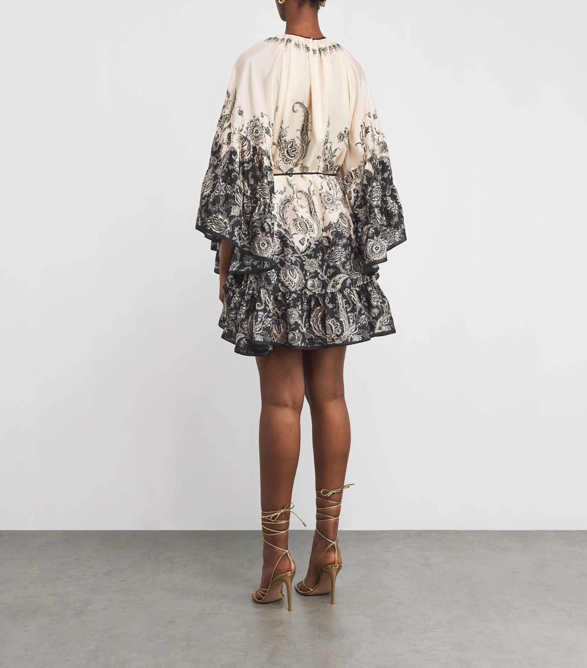 Zimmermann Silk Floral Rhiannon Mini Dress