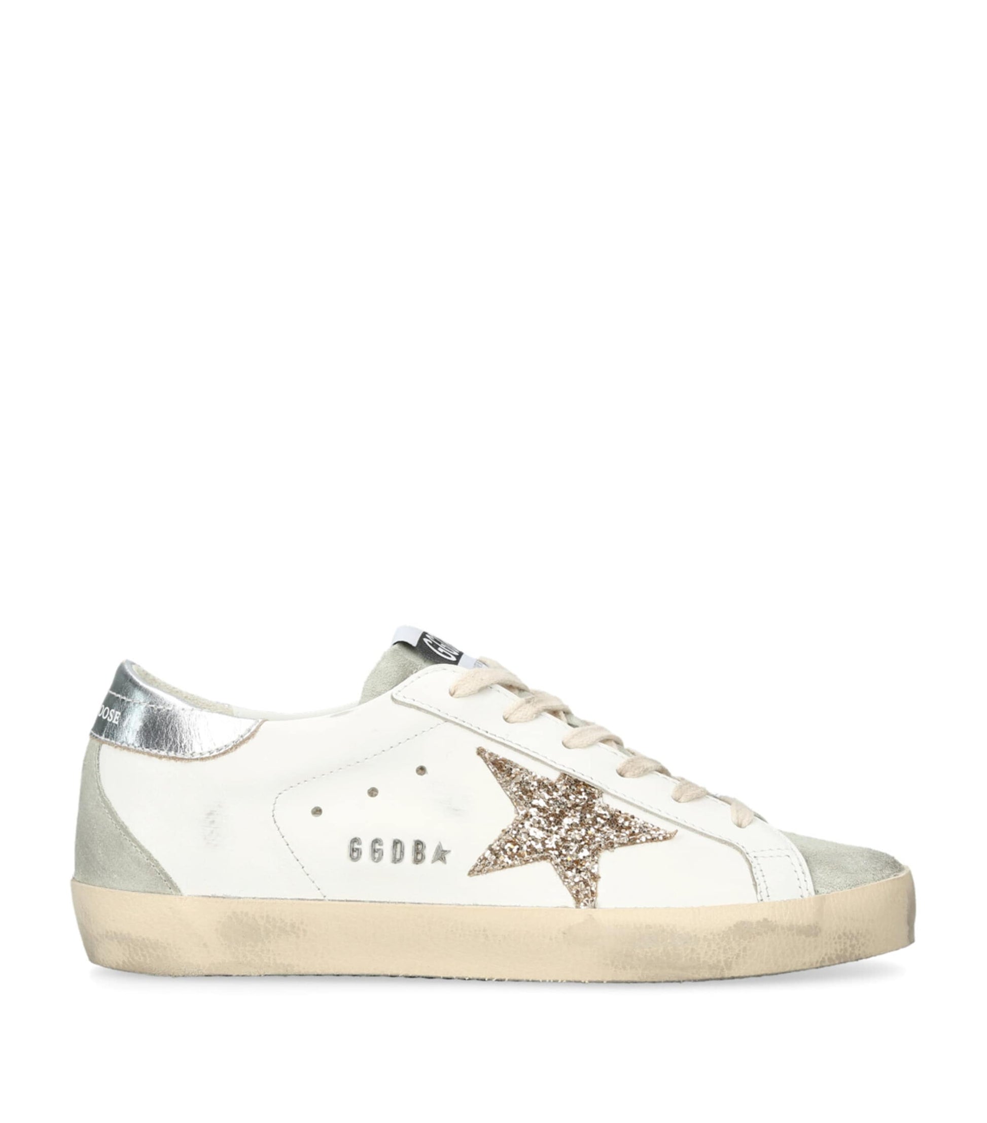 Golden Goose White Leather Superstar Sneakers