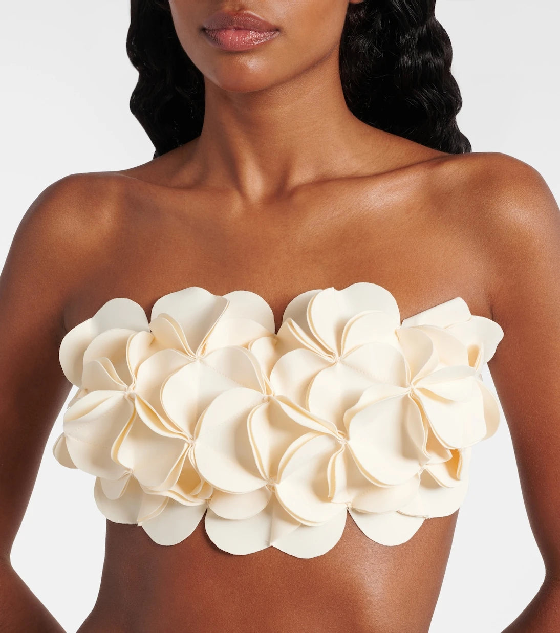 Karla Colletto - Floral bandeau bikini top