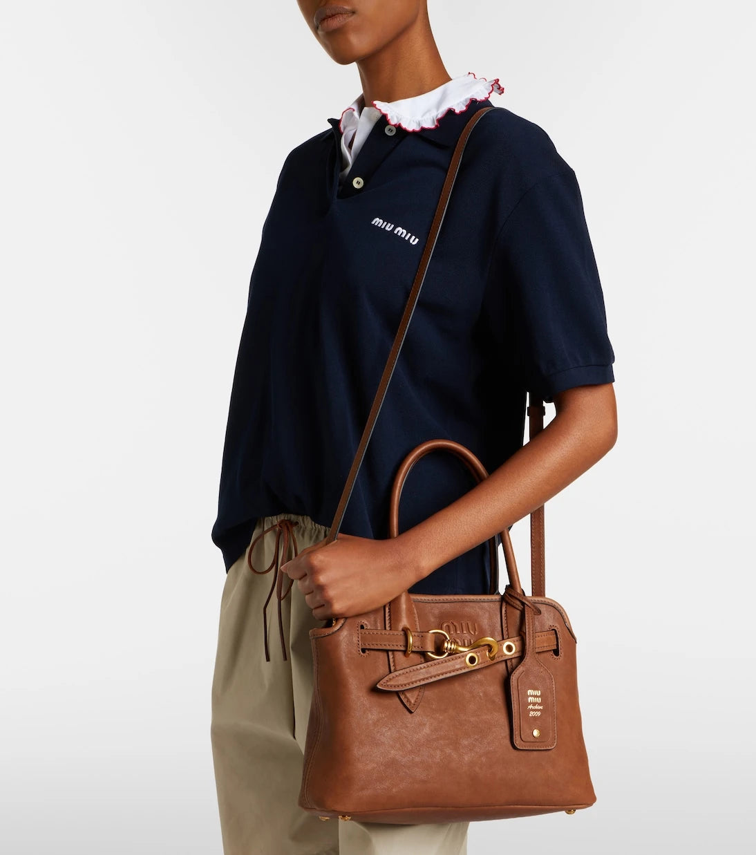 Miu Miu - Aventure Small leather shoulder bag