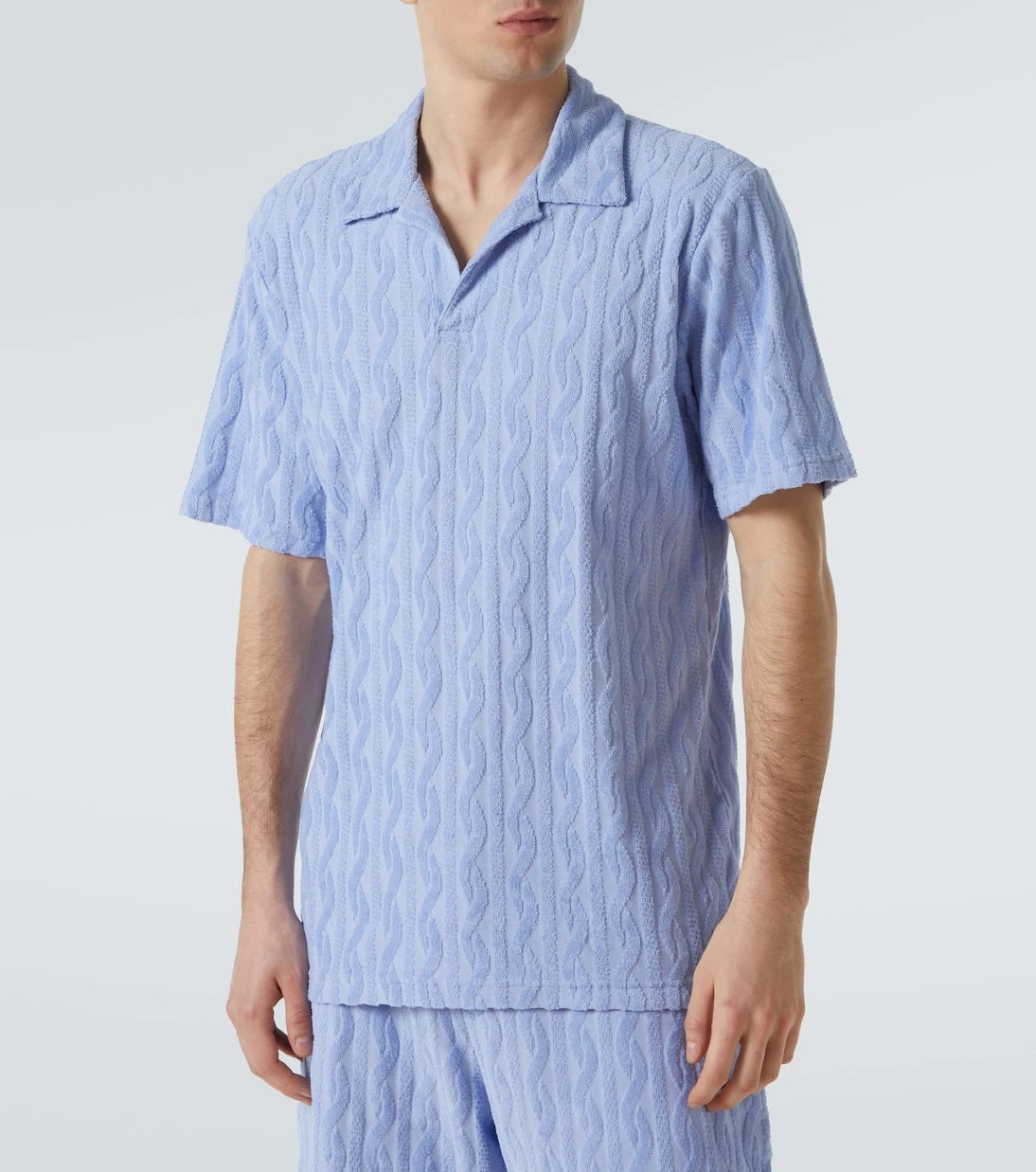 Frescobol Carioca - Faustino cotton terry polo shirt