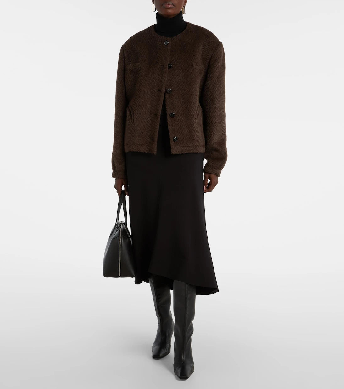 Blazé Milano - Gliss chevron alpaca and wool jacket