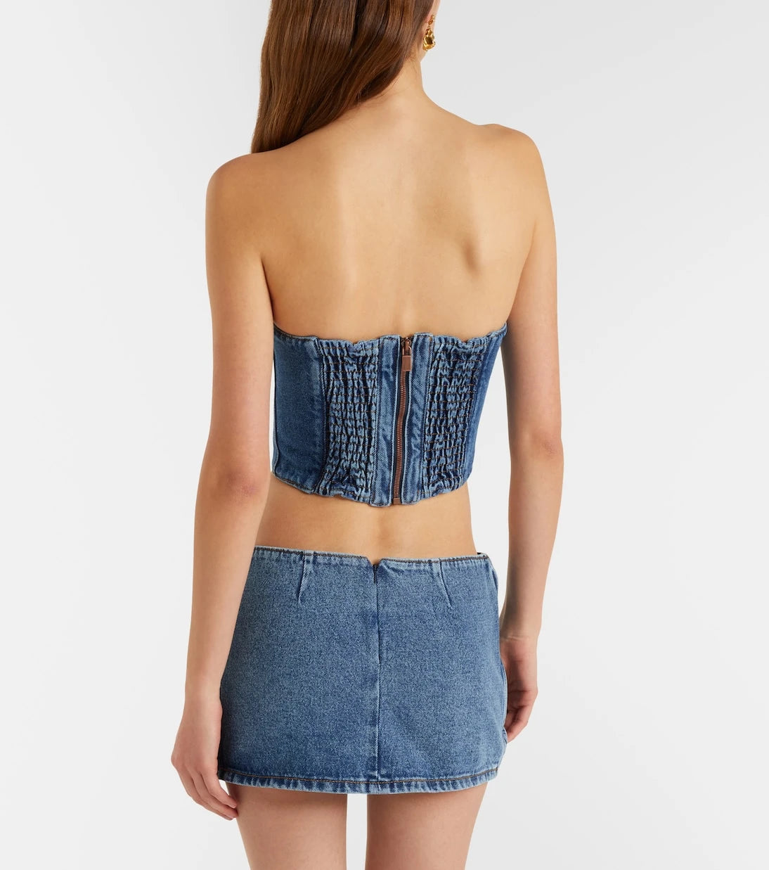 Magda Butrym - Denim bustier top