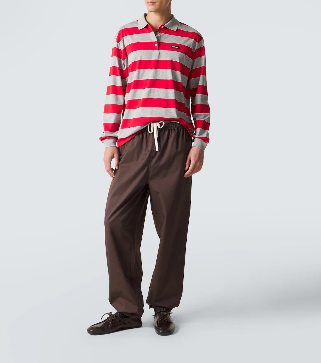 Miu Miu - Cotton twill tapered pants