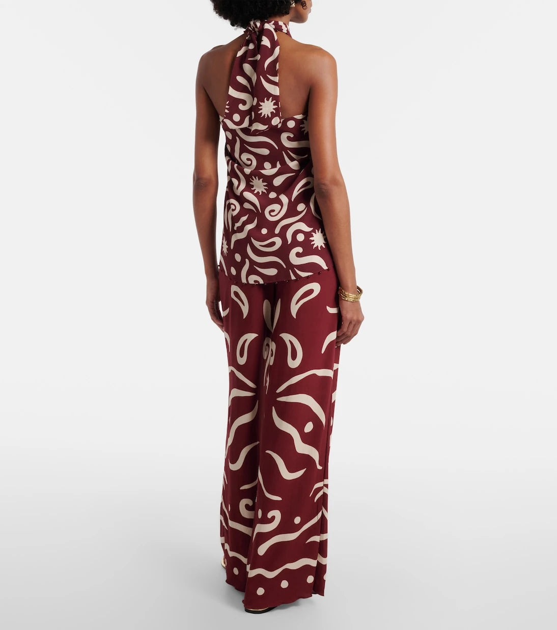 Cala de la Cruz - Toya printed wide-leg pants