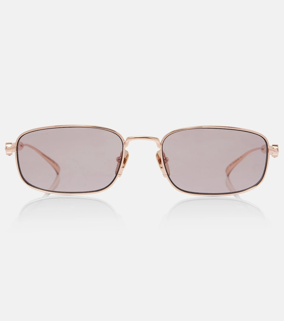 Gucci - Bamboo rectangular sunglasses
