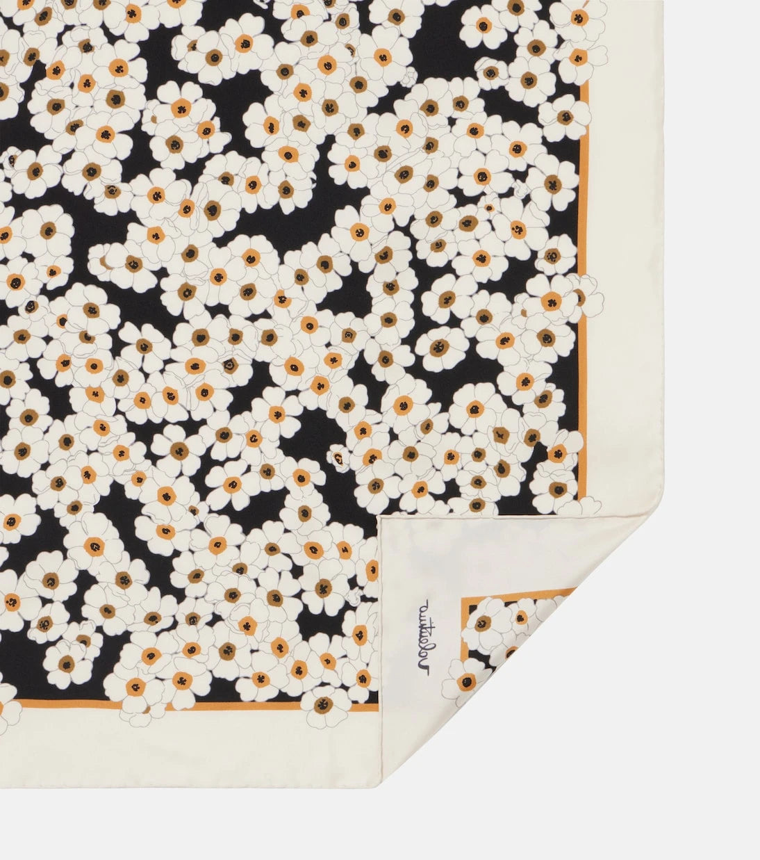 Valentino - Floral silk scarf