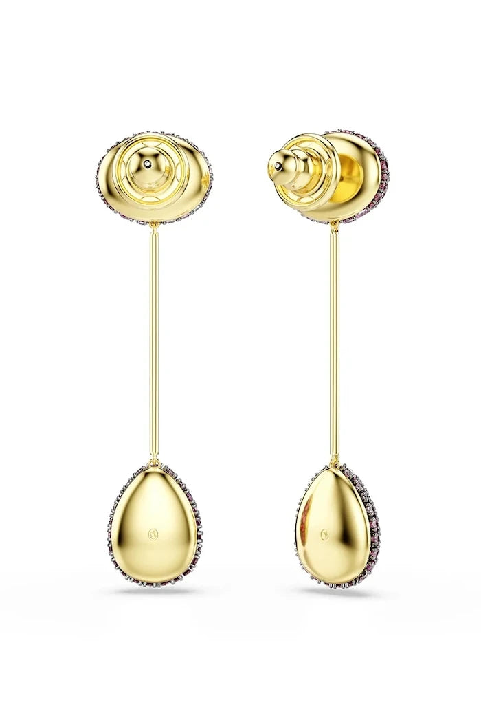 Swarovski Kadın Altın Kaplama Zirkon Küpe SUBLIMA