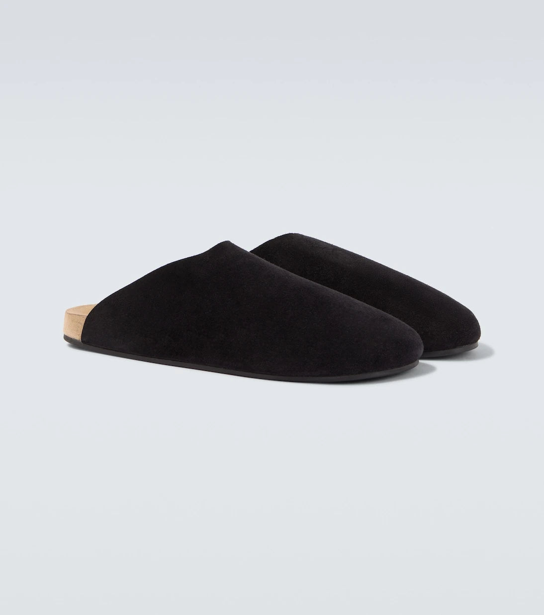 The Row - New Lucca suede slip-on shoes