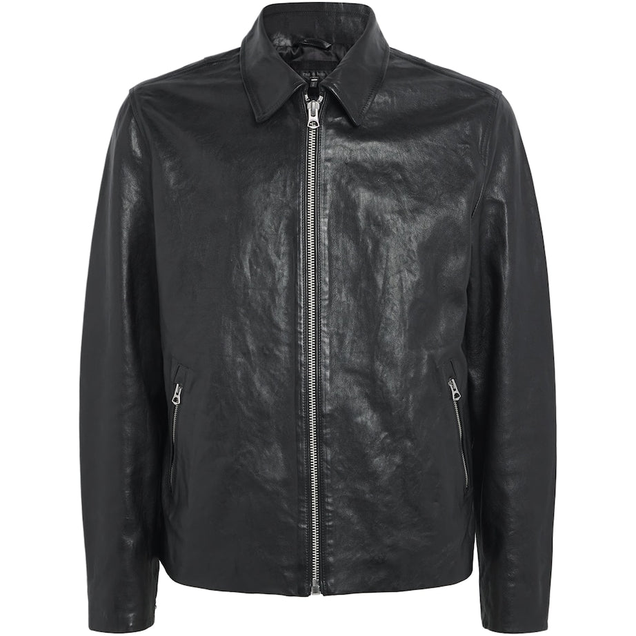 Black Melrose Leather Jacket