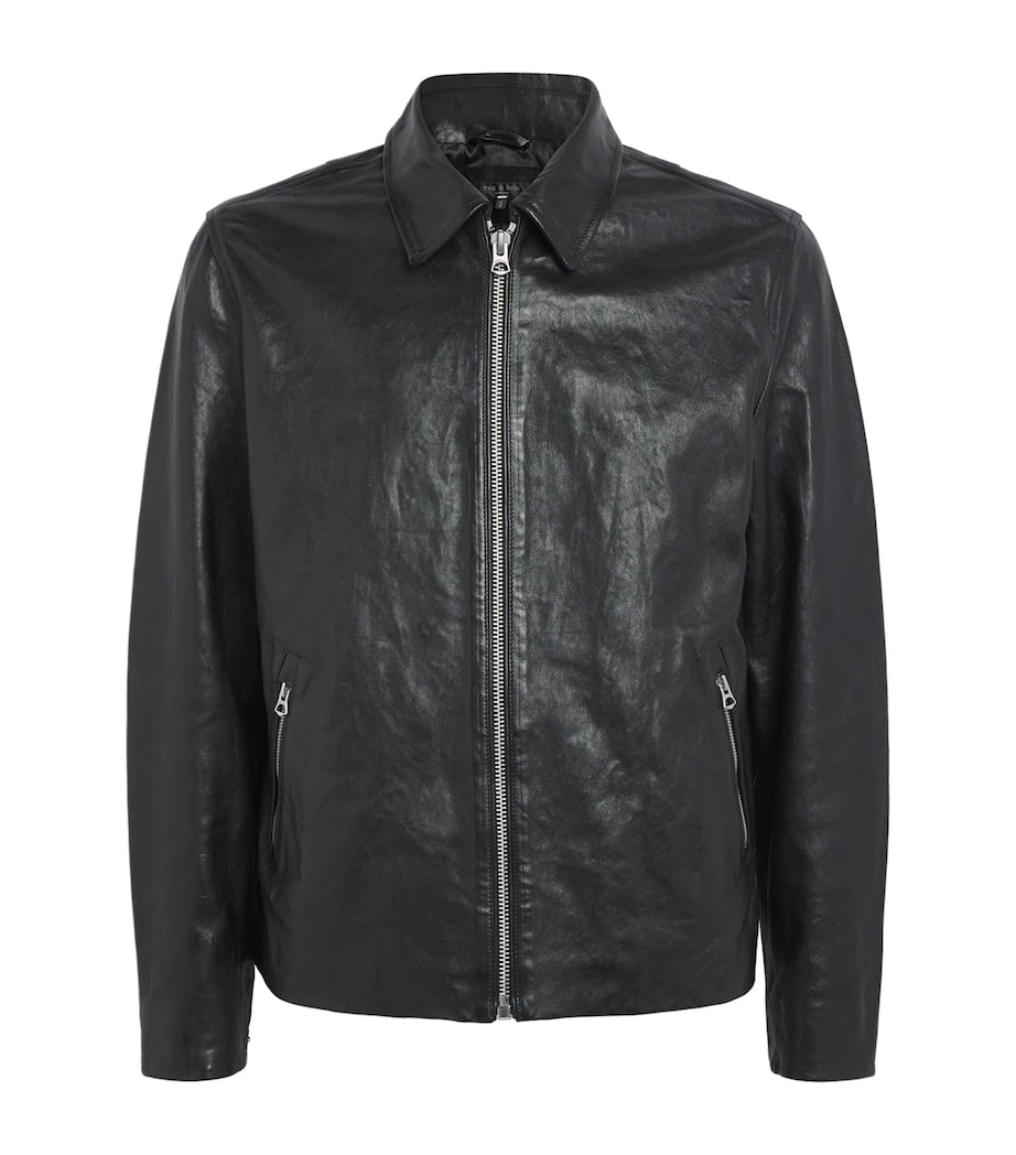 Black Melrose Leather Jacket