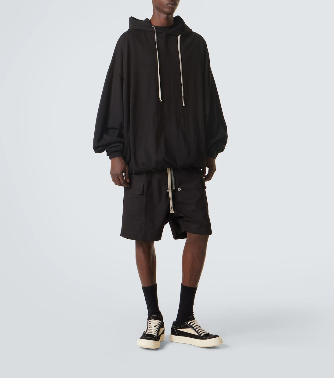 Rick Owens - Vintage suede-trimmed canvas sneakers