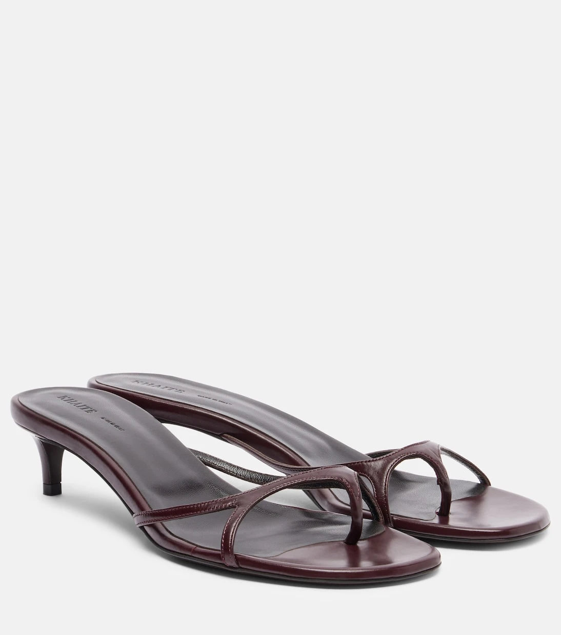 Khaite - Mila 35 leather mules