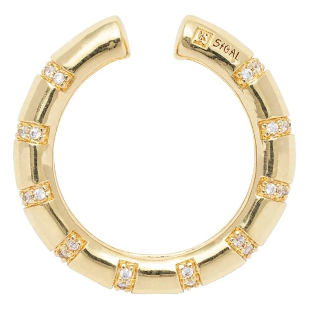 Sigal - Earcuff Deca | White
