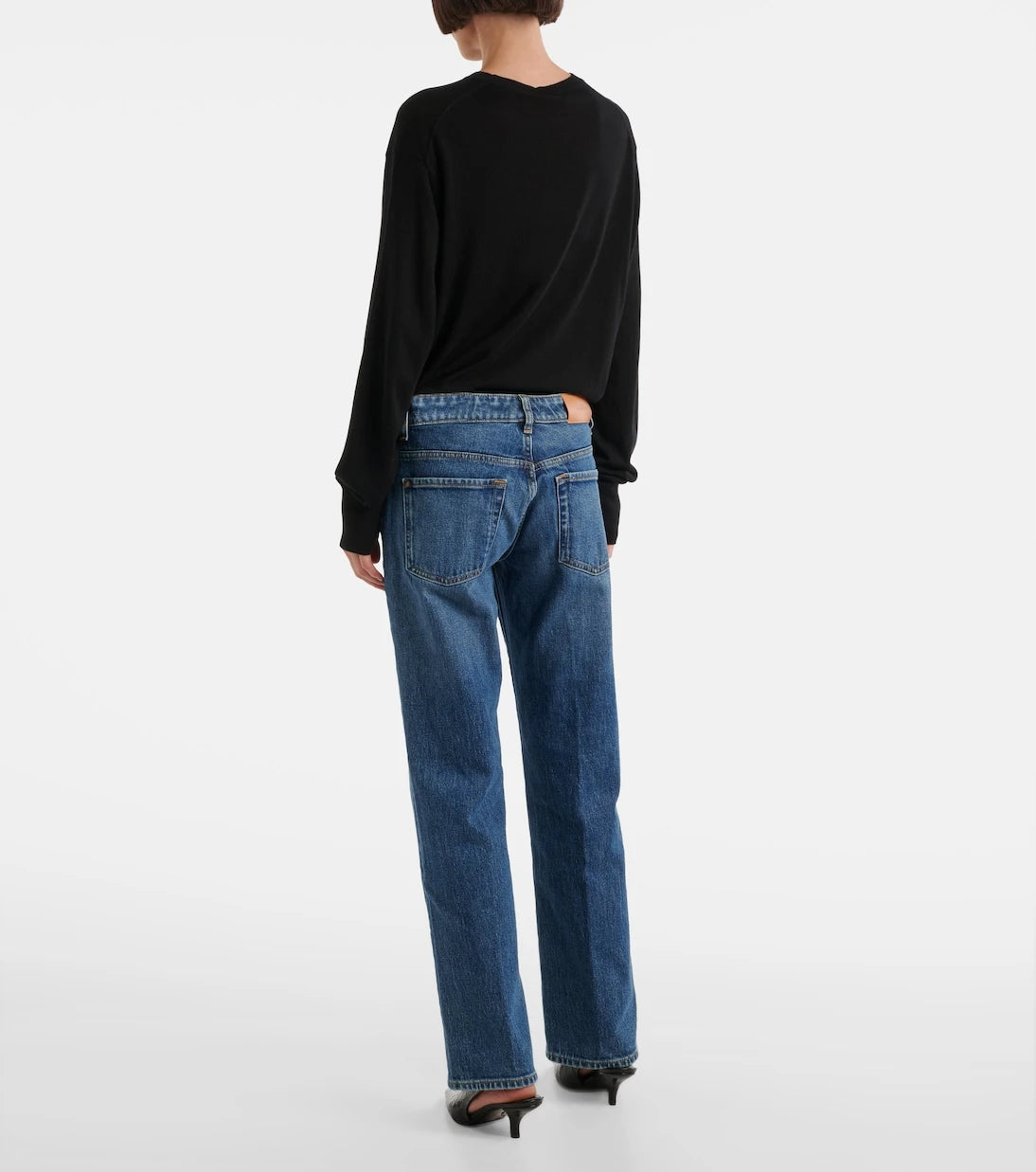 7 For All Mankind - Mankind mid-rise straight jeans