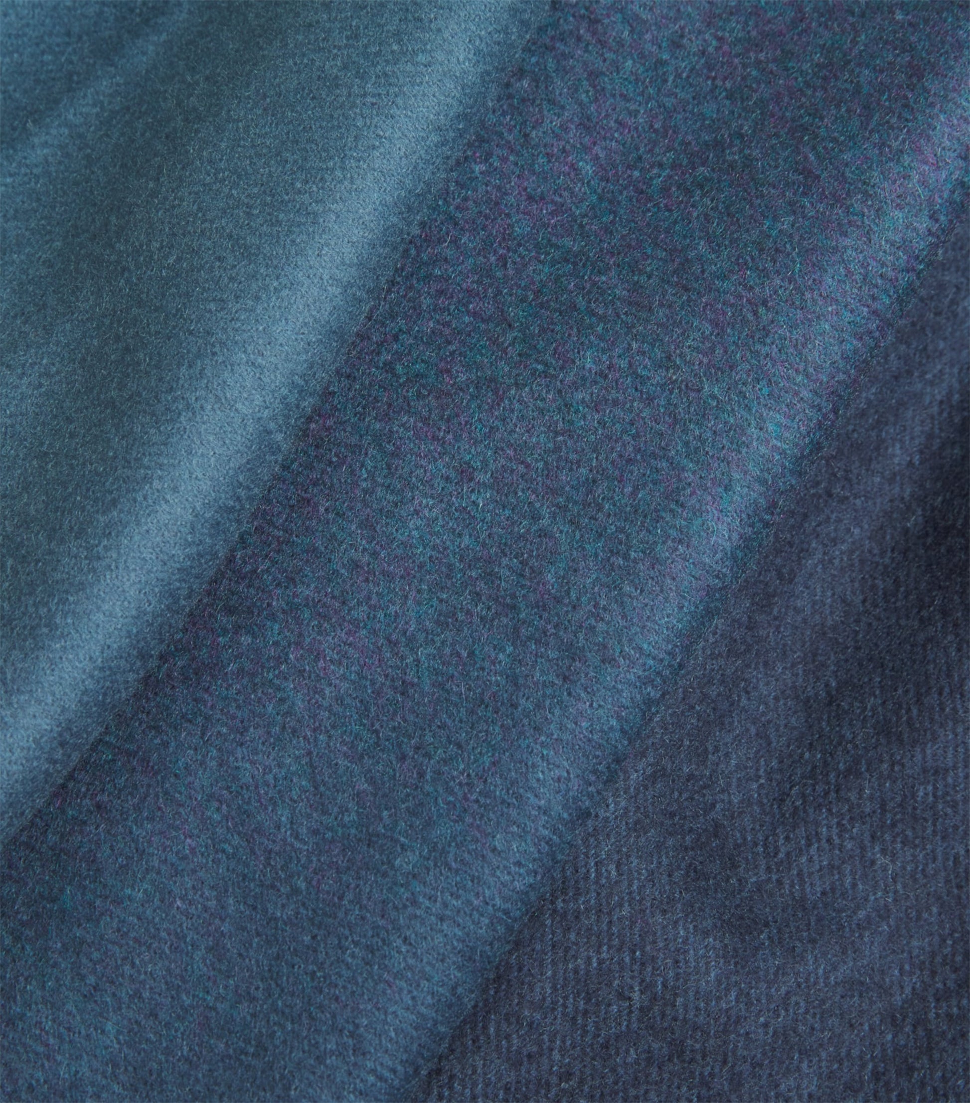 Blue Cashmere Ombré Cape