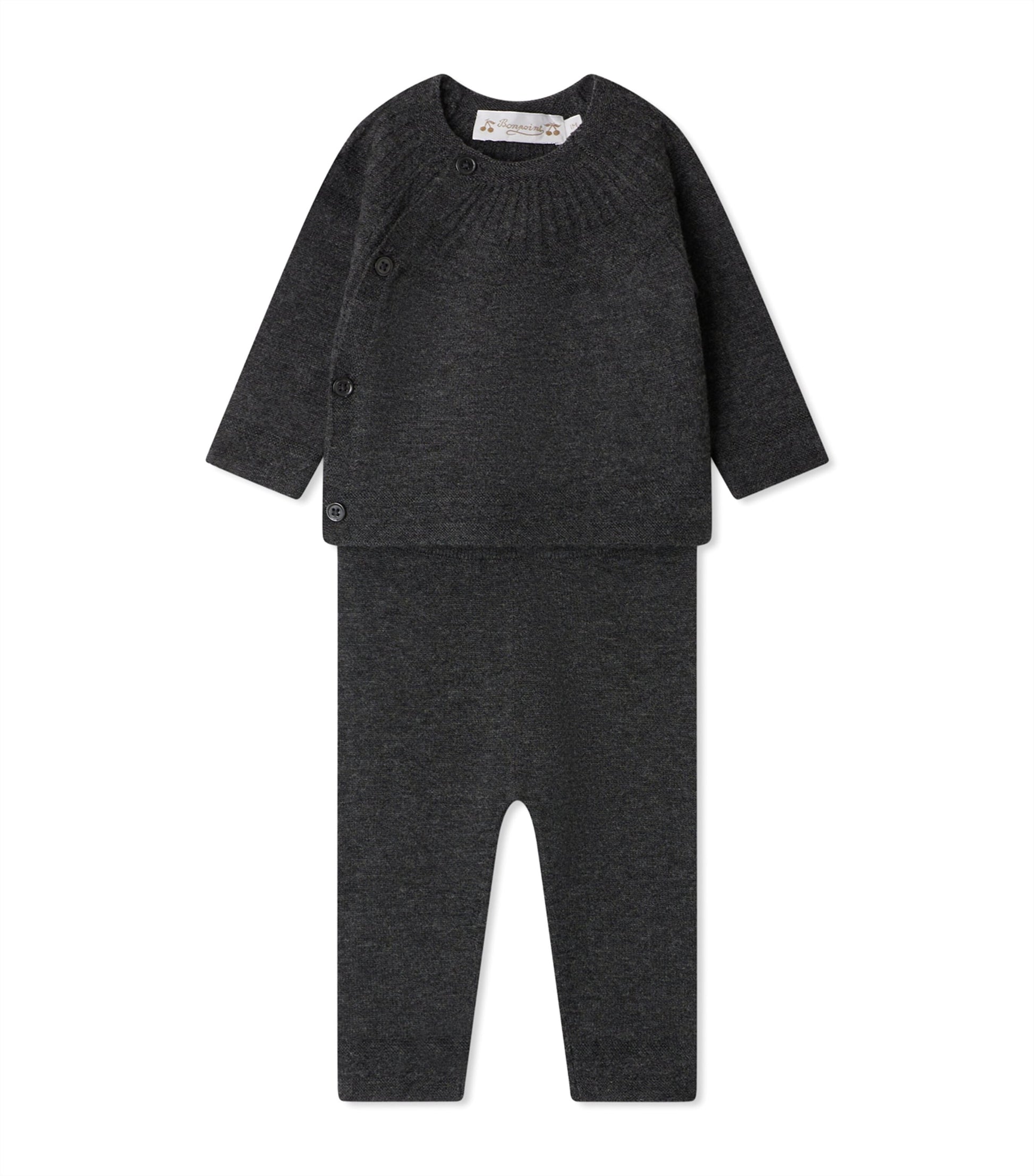 Wool-Cotton Jina Top and Trousers Set (1-18 Months)