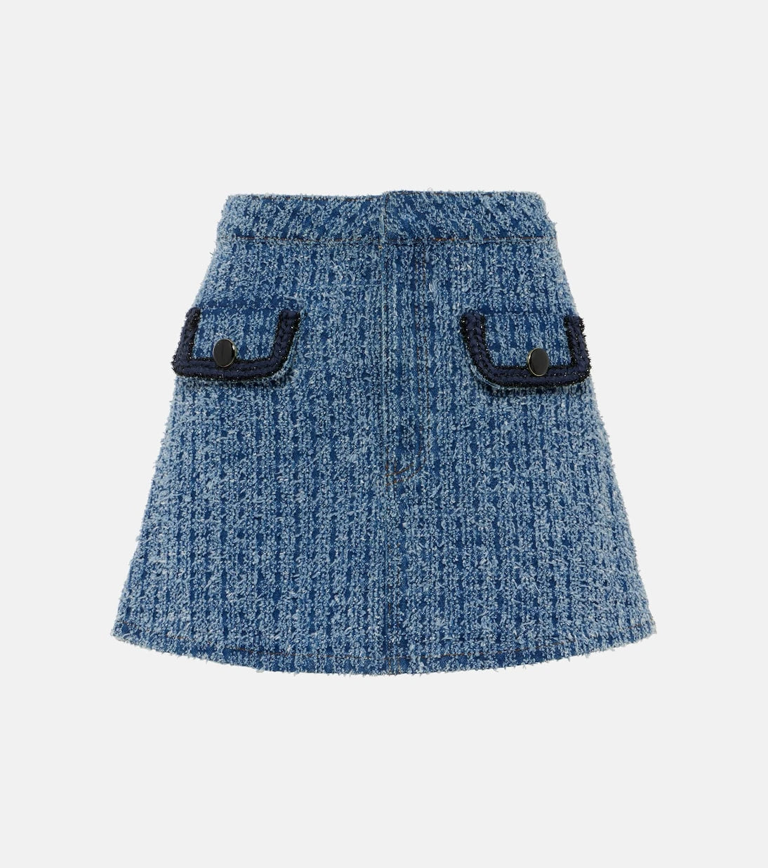 Self-Portrait - Denim miniskirt