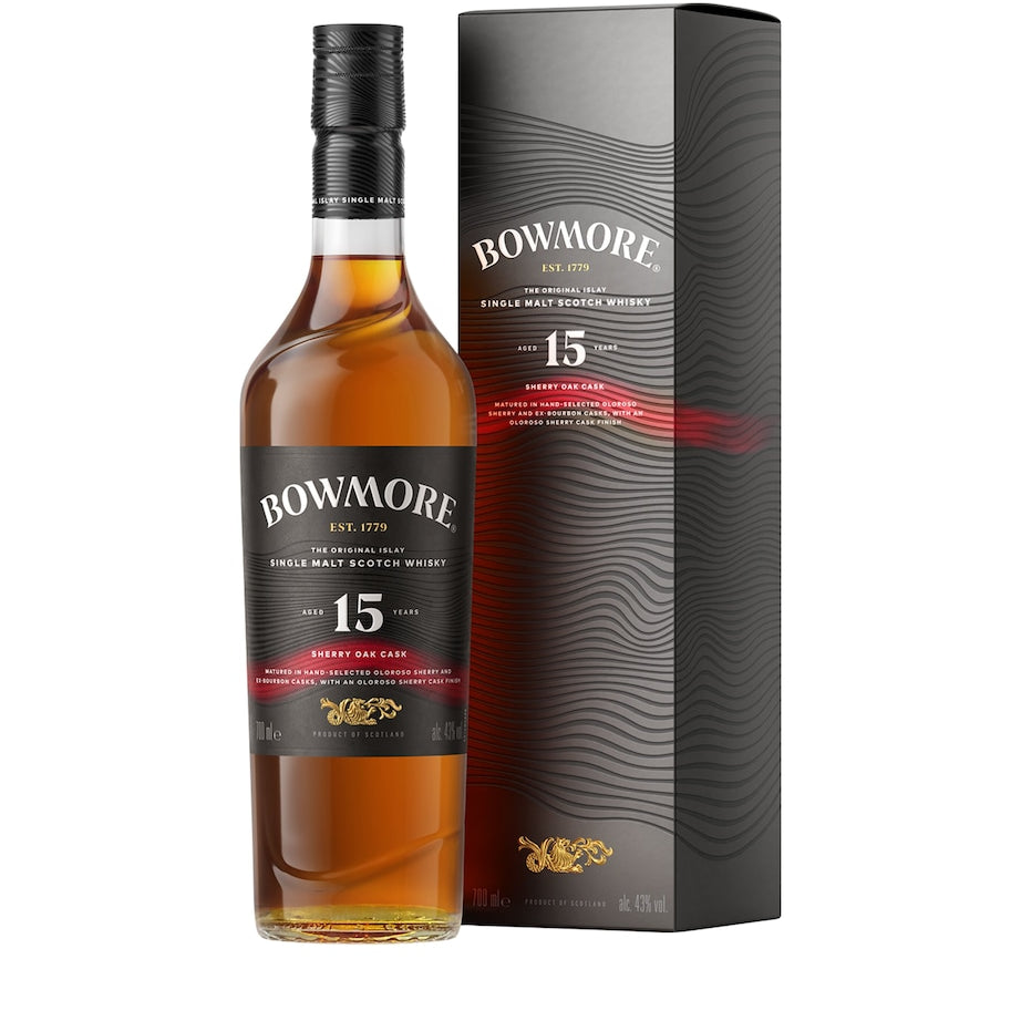 Bowmore 15-Year-Old Sherry Cask Single-Malt Scotch Whisky (70cl)