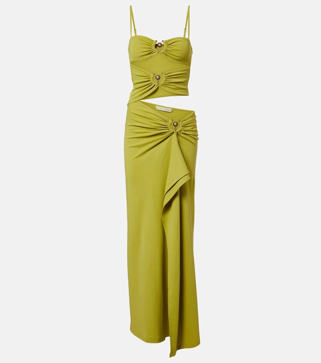 Christopher Esber - Orbit cotton-blend midi dress